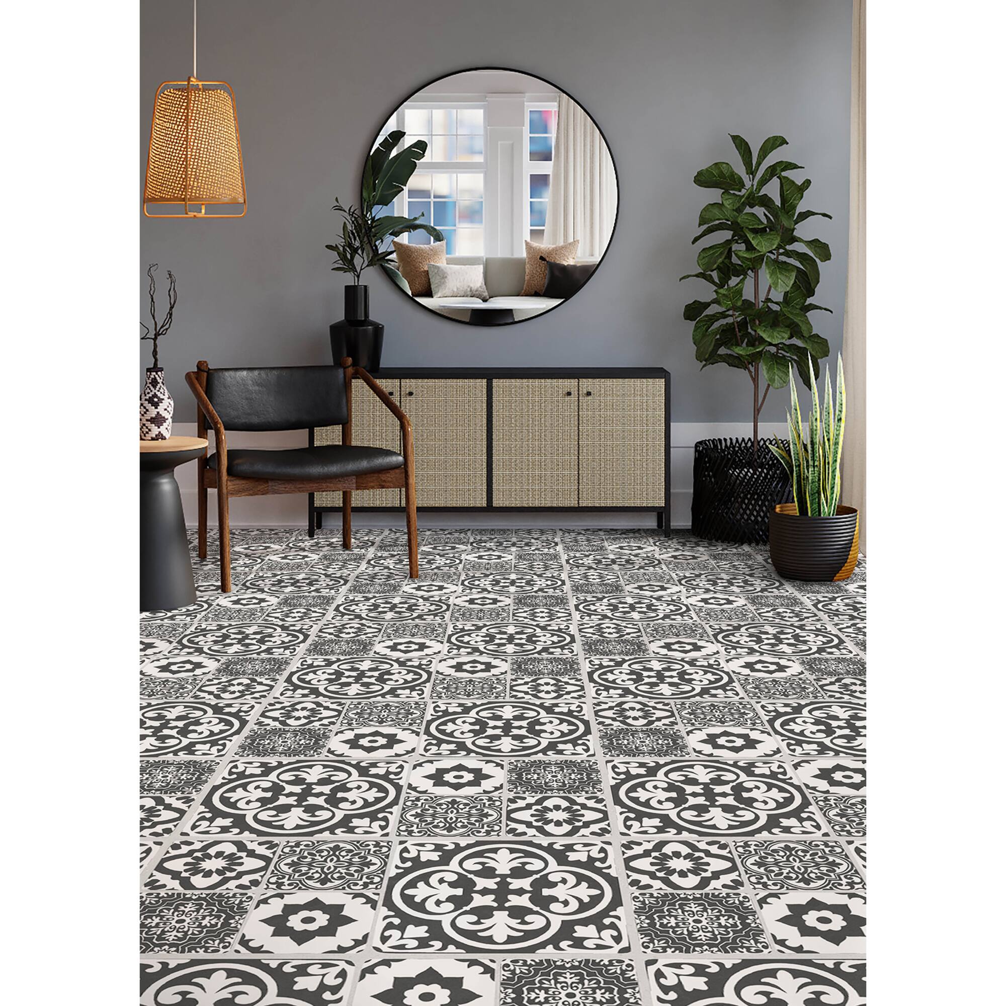 FloorPops Valencia Peel & Stick Floor Tiles